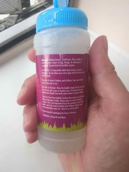 Photo of free Cat bubbles toy (Headington OX3) #2