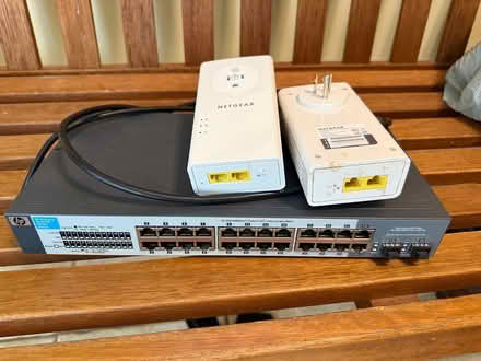 Photo of free gigabit switch, powerline adapters (near Tartan/ Jockvale) #1
