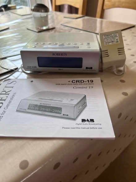 Photo of free Robert’s radio/alarm clock DAB 2006 (Bath) #1