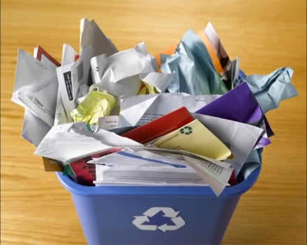 Photo of Used paper for printing (East End Toronto) #1