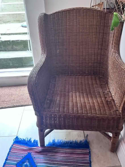 Photo of free Rattan/wicker style chair (Hove) #1