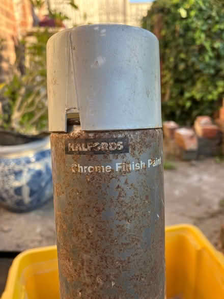Photo of free Metallic chrome/silver spray paint (Malvern Link WR14) #1