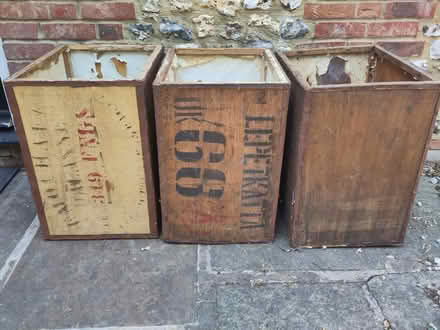 Photo of free 3 Tea Chests (storage) (Great Missenden, HP16) #1