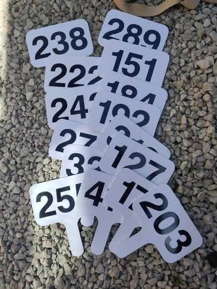 Photo of free Auction Paddles x15 (Great Missenden, HP16) #1