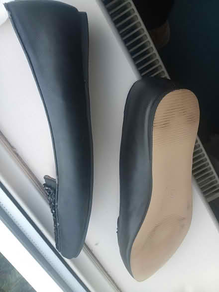 Photo of free Black sequinned Fiore flat shoes (Lawnswood LS16 LS16) #4