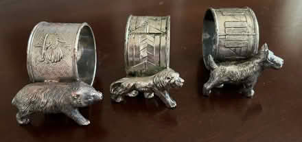 Photo of free Silver Plated Animal Napkin Rings (Redwood City) #1
