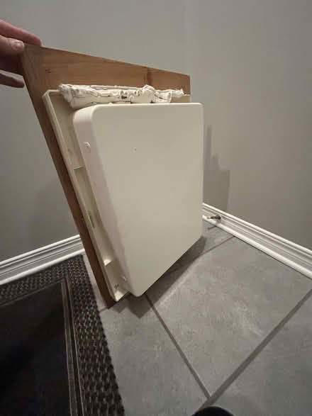 Photo of free Mirrored wood medicine cabinet (Riverside/Hunt Club) #3