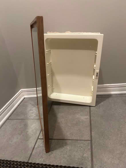 Photo of free Mirrored wood medicine cabinet (Riverside/Hunt Club) #2