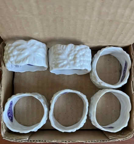 Photo of free Ceramic Vine Napkin Rings - 12 (Redwood City) #1