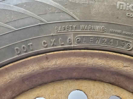 Photo of free 4 Winter tires on rims (Hiawatha Park) #3