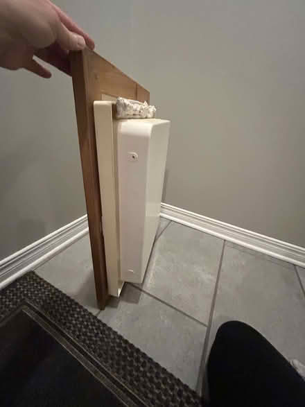 Photo of free Mirrored wood medicine cabinet (Riverside/Hunt Club) #4