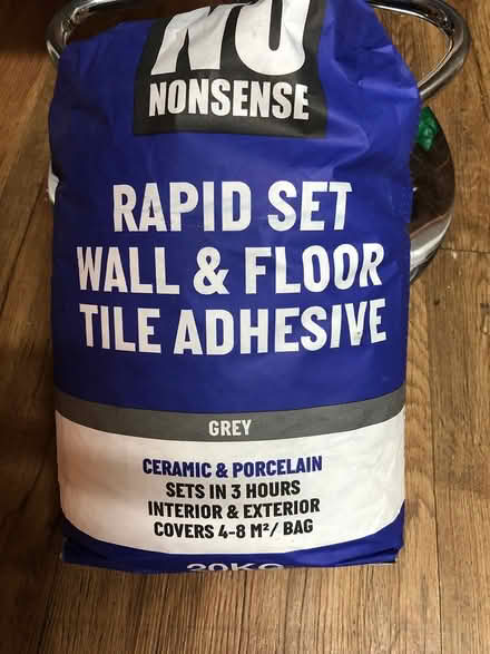Photo of free Ceramic Floor Tile Cement Adhesive (Stow LN1) #1