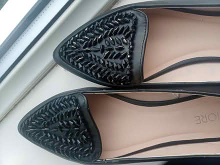 Photo of free Black sequinned Fiore flat shoes (Lawnswood LS16 LS16) #2