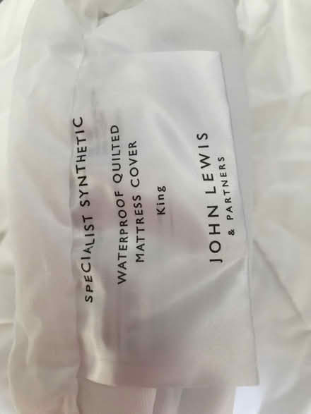 Photo of free King mattress cover (Shepherds Bush) #1
