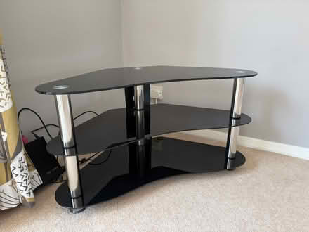 Photo of free TV glass corner unit/stand (BR5) #1