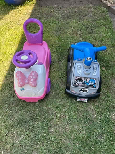 Photo of free Mini Mouse & Batman toddler cars (L25) #1