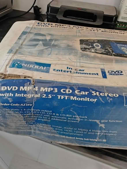 Photo of free Nikkai A23FU In-Car DVD/CD/MP3 unit (Shooters hill) #1