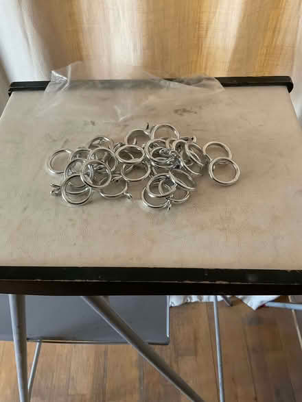 Photo of free Chrome Curtain Rings (Cosham PO6) #1