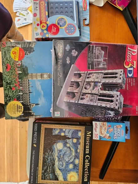 Photo of free 4 puzzles and mini connect 4 game (Waltham) #1