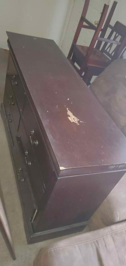 Photo of free Couch table chairs dresser (7th st and grovers) #3