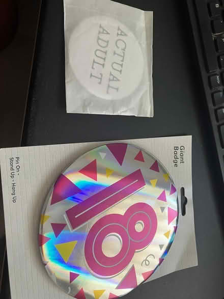 Photo of free 18th Birthday badges (Kempston) #1
