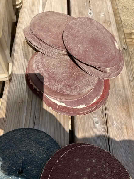 Photo of free Part used abrasive discs (Morden SM4) #1