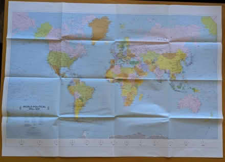 Photo of free Map of the World (Malvern Link Top WR14) #2