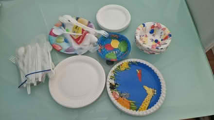 Photo of free Party plates and cutlery (TW1 Strawberry Hill) #1