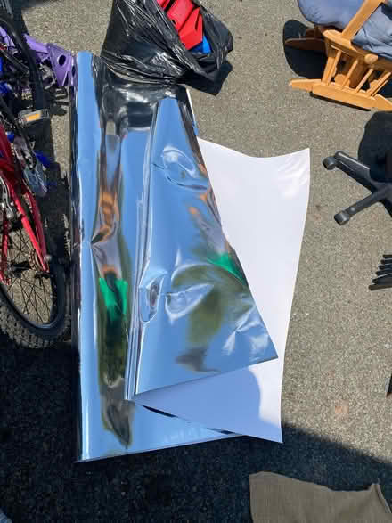 Photo of free Huge pieces of shiny silver card (Tunbridge Wells) #1