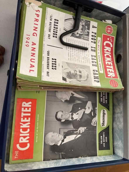 Photo of free 1940's/50's cricket emphemera (Westcott) #2