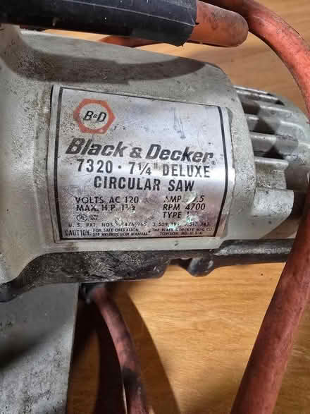 Photo of free Circular saw (Poughkeepsie/Hyde Park) #2
