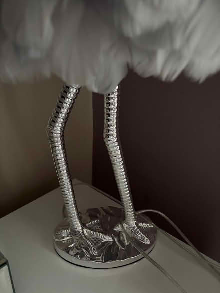 Photo of free Feather table lamp (Hyde, SK14) #3