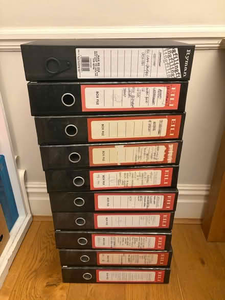 Photo of free 10 box files (Mortlake) #1