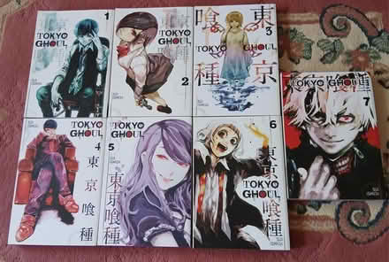 Photo of free Tokyo Ghoul Manga Volumes 1–7 (Dogsthorpe) #1