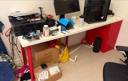 Photo of free Desk, bedside table, shelf (Allerton L18) #1