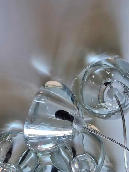 Photo of free NEW 9 string light chandelier (Newark) #2