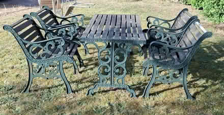 Photo of free Garden Table & 4 chairs (Hitchin, SG4) #1