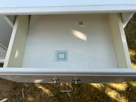 Photo of free 2 White bedside tables (KT23 Great Bookham) #4