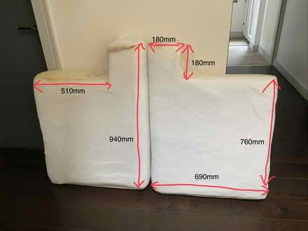 Photo of free Sofa & armchair cushions (Dunfermline KY11) #2