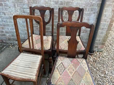 Photo of free Chairs, x 4 (Wimborne BH21) #2