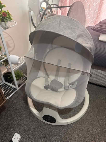 Photo of free Baby swing and Moses basket (Bolton BL1) #3