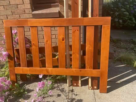Photo of free Kingsize “wooden” bed frame (Barrowfield G40) #2