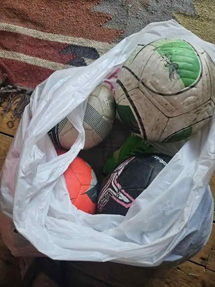 Photo of free Bag of footballs (hop SE23) #1