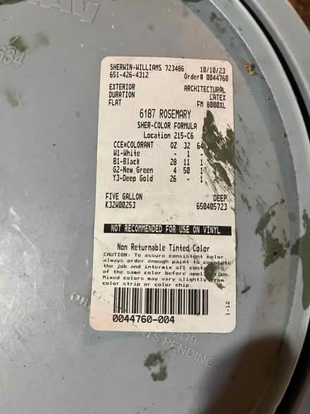 Photo of free Paint, mostly sherwin williams (White Bear lake) #3