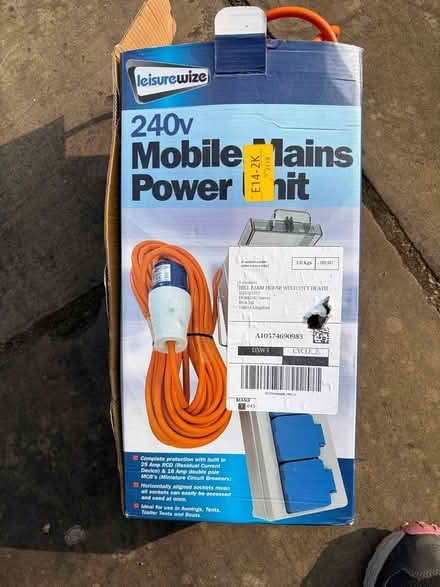 Photo of free Mobile mains power unit for camping (Westcott) #2
