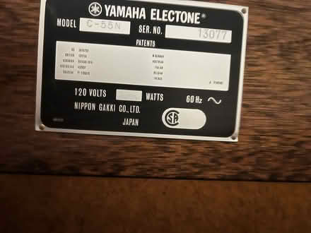 Photo of free Yamaha Electone organ (South slope of Burnaby) #2