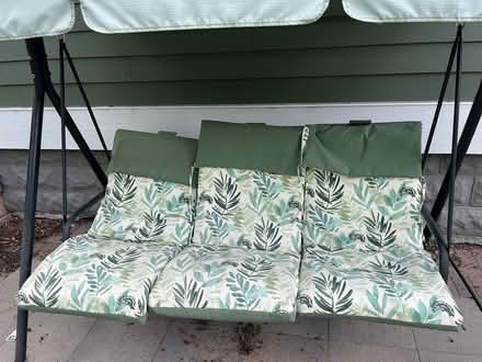Photo of free Swing set with cushions (White Bear lake) #2