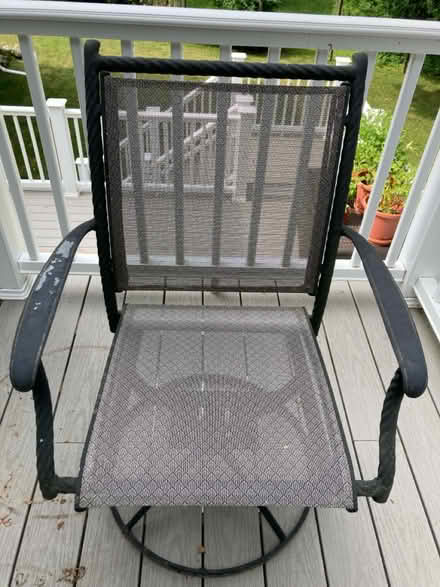 Photo of free Patio table and chairs (Bedford MA near town center) #2