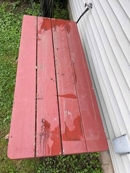 Photo of free Wooden picnic table (Hatfield Pa) #2