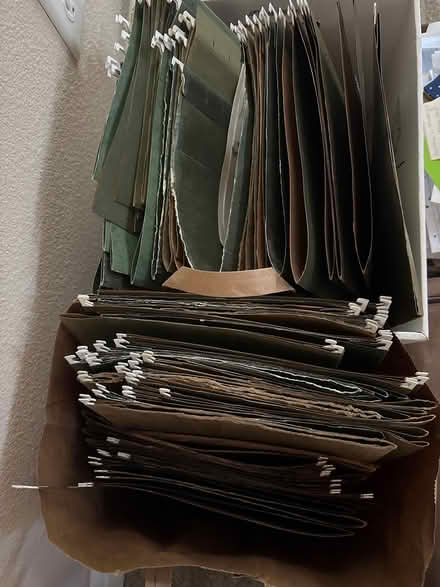 Photo of free Green file folders (DT North palo alto) #1